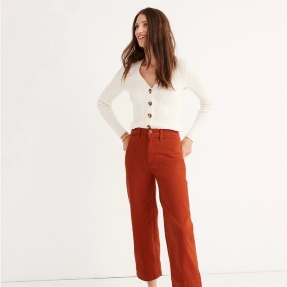 Madewell Slim cropped Emmett pants